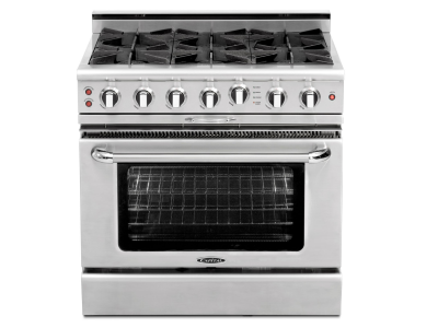 36" Capital 4.6 Cu. Ft. Culinarian Series Freestanding Gas Range with 6 Burners - CGSR366-N