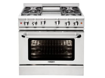 36" Capital 4.9 Cu. Ft. Precision Series Freestanding Gas Range with 4 Sealed Burner - MCR364G-N