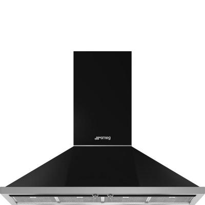 48" SMEG Portofino Wall Mount Chimney Hood - KPF48UBL