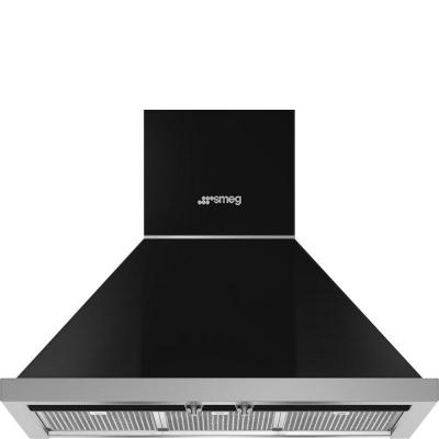 30" SMEG Portofino Wall Mount Hood - KPF30UBL