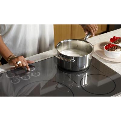 36" Café Built-In Touch Control Induction Cooktop in Stainless Steel - CHP90362TSS