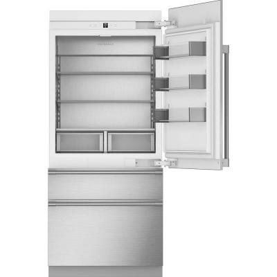 36" Monogram Right-Hinge Integrated Bottom-Freezer Refrigerator - ZIC363NBVRH