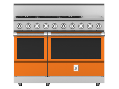 48" Hestan KRG Series Gas Range with 5-Burners in Citra - KRG485GD-LP-OR