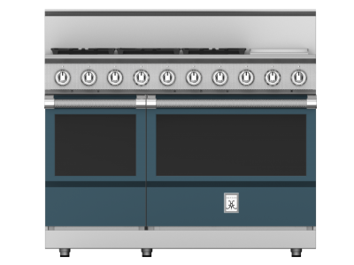 48" Hestan KRG Series Gas Range with 5-Burners in Prince - KRG485GD-LP-GG