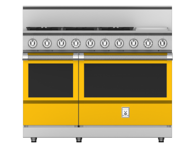 48" Hestan KRG Series Gas Range with 5-Burners in Sol - KRG485GD-NG-YW