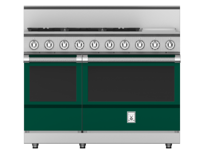 48" Hestan KRG Series Gas Range with 5-Burners in Grove - KRG485GD-NG-GR