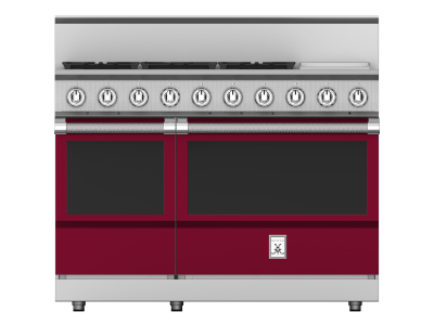 48" Hestan KRG Series Gas Range with 5-Burners in Tin Roof - KRG485GD-NG-BG