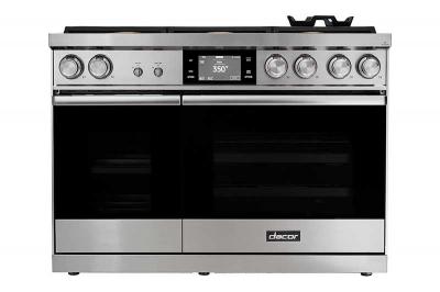 48" Dacor Contemporary Style Natural Gas Steam Pro Range In Stainless Steel - DOP48M86DLS