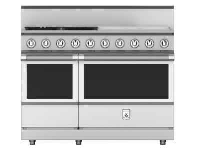 48" Hestan KRG Series Gas Range with 4-Burners -KRG484GD-NG-WH