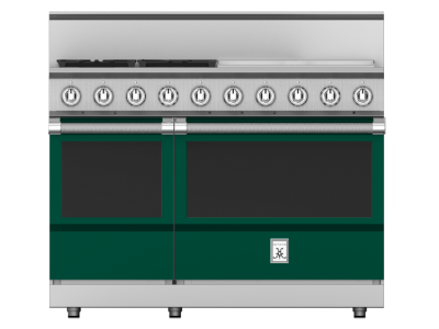 48" Hestan KRG Series Gas Range with 4-Burners - KRG484GD-NG-GR