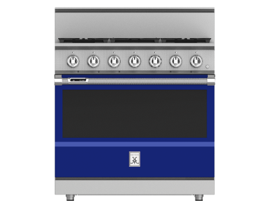 36" Hestan KRD Series Natural Gas Dual Fuel Range with 5-Burner - KRD364GD-NG-BU