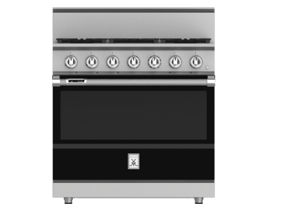 36" Hestan KRD Series Dual Fuel Range with 5-Burners - KRD365-LP-BK