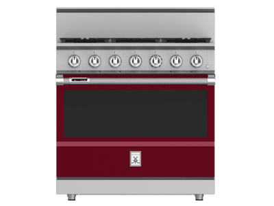 36" Hestan KRD Series Dual Fuel Range with 5-Burners - KRD365-NG-BG