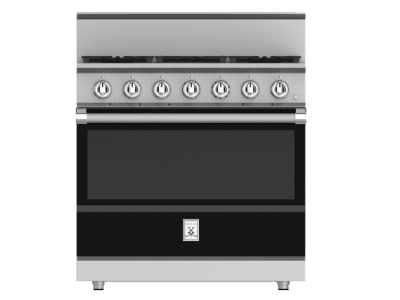 36" Hestan KRG Series Gas Range with 5-Burners - KRG365-LP-BK