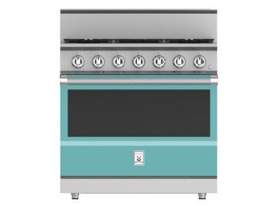 36" Hestan KRG Series Gas Range with 5-Burners - KRG365-NG-TQ