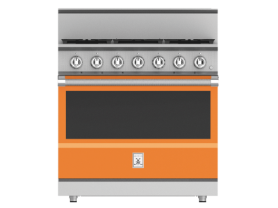 36" Hestan KRG Series Gas Range with 5-Burners - KRG365-NG-OR