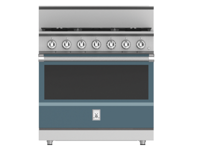 36" Hestan KRG Series Gas Range with 5-Burners - KRG365-NG-GG