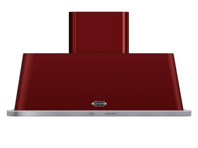 48" ILVE Majestic  Wall Mount Convertible Range Hood in Burgundy - UAM120BU