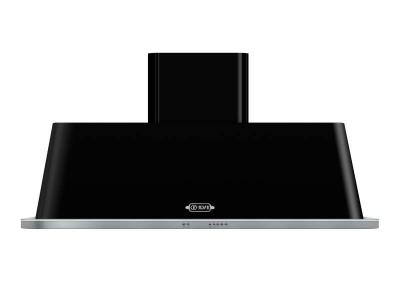 60" ILVE Majestic  Wall Mount Convertible Range Hood in Glossy Black - UAM150BK