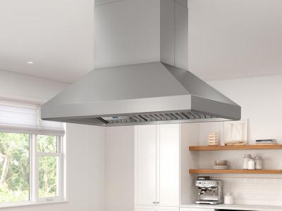 54" Zephyr Titan Island Range Hood in Stainless Steel - AK7754BS