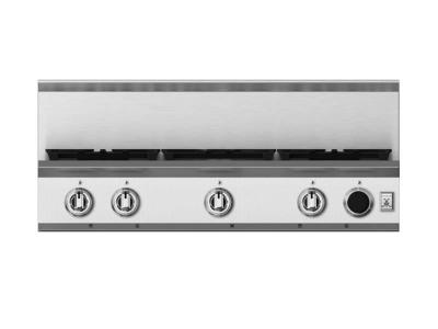 36" Hestan  KRTS Series 5-Burner Smart Gas Rangetop  - KRTS365-LP-WH