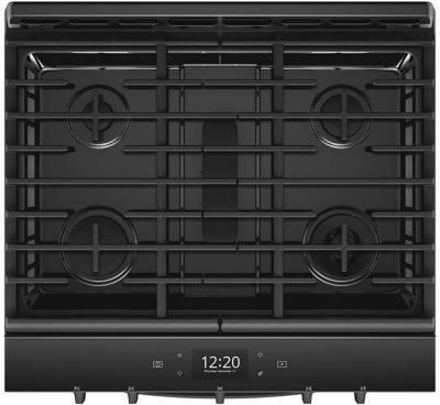 30" Whirlpool 5.8 Cu. Ft. Smart Slide-in Gas Range - WEG750H0HB