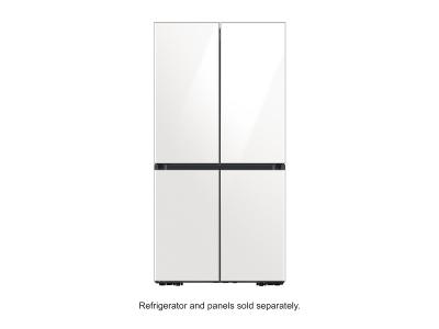 Samsung Bespoke 4-Door Flex Refrigerator Panel in White Glass - RA-F18DUU35/AA