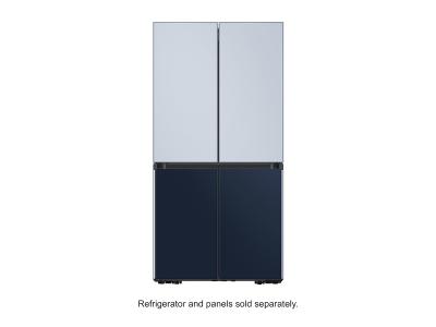 Samsung Bespoke 4-Door Flex Refrigerator Panel in Matte Sky Blue Glass - RA-F18DUU48/AA