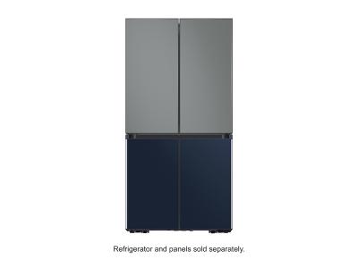 Samsung Bespoke 4-Door Flex Refrigerator Panel in Navy Glass - RA-F18DBB41/AA