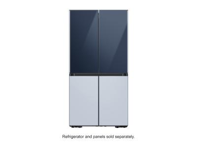 Samsung Bespoke 4-Door Flex Refrigerator Panel in Matte Sky Blue Glass - RA-F18DBB48/AA