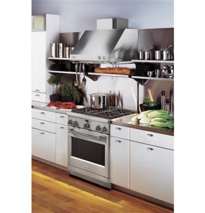 30" Monogram Dual-Fuel Professional Range with 4 Burners (Natural Gas) - ZDP304NPSS