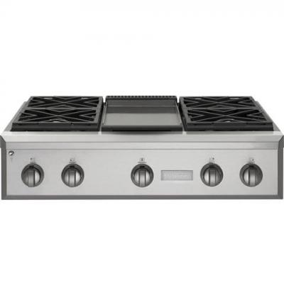 36" Monogram Pro Rangetop with Griddle - ZGU364NDPSS