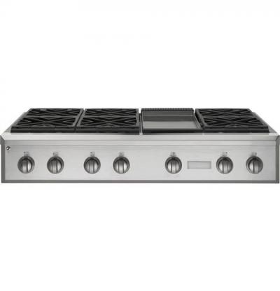 48" Monogram Pro Rangetop with Griddle - ZGU486NDPSS