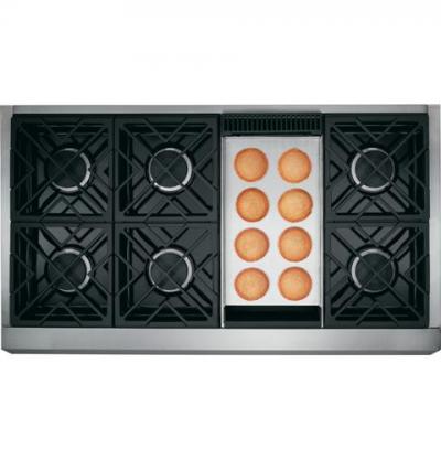 48" Monogram Pro Rangetop with Griddle - ZGU486NDPSS