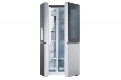 36" LG 27 Cu. Ft. Side by Side InstaView Refrigerator - LRSOS2706S