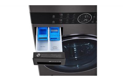 	27" LG Single Unit Front Load LG WashTower With Centre Control 5.2 Cu. Ft. Washer and 7.4 Cu. Ft. Electric Dryer - WKEX200HBA