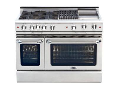 48" Capital 4.6 Cu. ft. Culinarian Series Pro-Style Gas Range - CGSR484GG-N