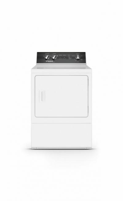 27" Huebsch 7.0 Cu. Ft. DR5 Sanitizing Electric Dryer with Steam in White - DR5103WE