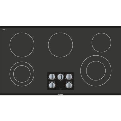 36" Bosch 500 Series Electric Cooktop With Black Frameless - NEM5666UC