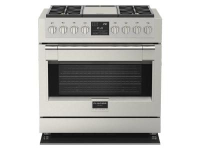 36" Fulgor Milano Sofia 600 Series Professional Dual Fuel Range  - F6PDF364GS1