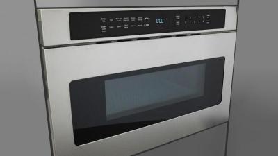 24" Fulgor Milano Built-In Microwave Oven Drawer - F7DMW24S2