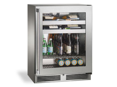 24" Perlick Signature Series Shallow Depth Beverage Center - HH24BM43RL