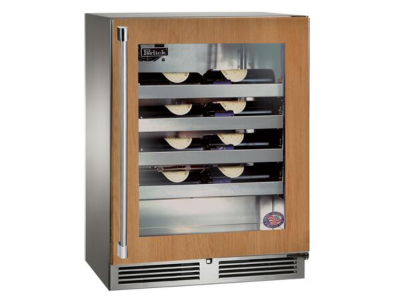 24" Perlick Signature Series Single Zone Wine Cooler - HH24WM44R