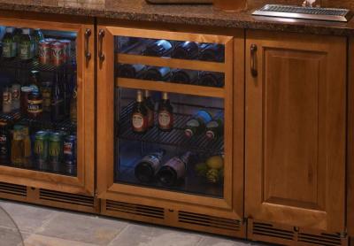 24" Perlick Indoor Signature Series Left-Hinge Beverage Center in Panel Ready - HP24BS42L