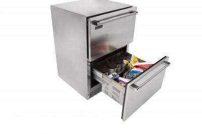 24" Perlick Indoor Signature Series Undercounter Freezer Drawers with Stainless Steel Drawers - HP24FS45