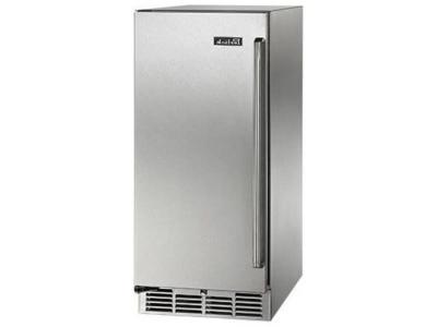 15" Perlick Indoor Signature Series Wine Reserve Solid Stainless Steel Door -  HP15WS41L