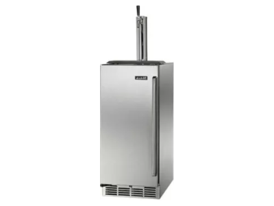 15" Perlick Indoor Signature Series Left-Hinged Beverage Dispenser in Solid Panel Ready Door - HP15TS42L1