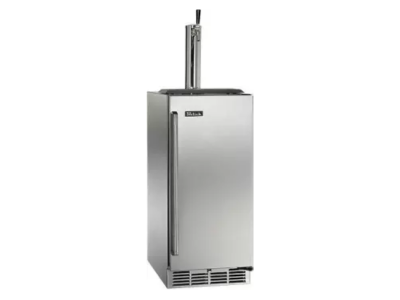 15" Perlick Indoor Signature Series Right-Hinged Beverage Dispenser in Solid Stainless Steel Door - HP15TS41R1