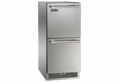 15" Perlick Signature Series Built-in Counter Depth Drawer Refrigerator - HP15RS45DL