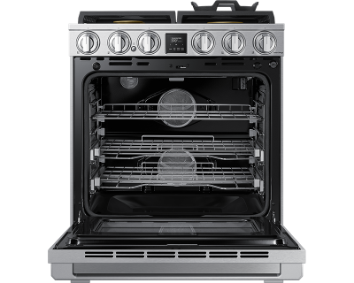 30" Dacor 6 Cu. Ft. Transitional Style Gas Range in Silver Stainless - DOP30T840GS/DA